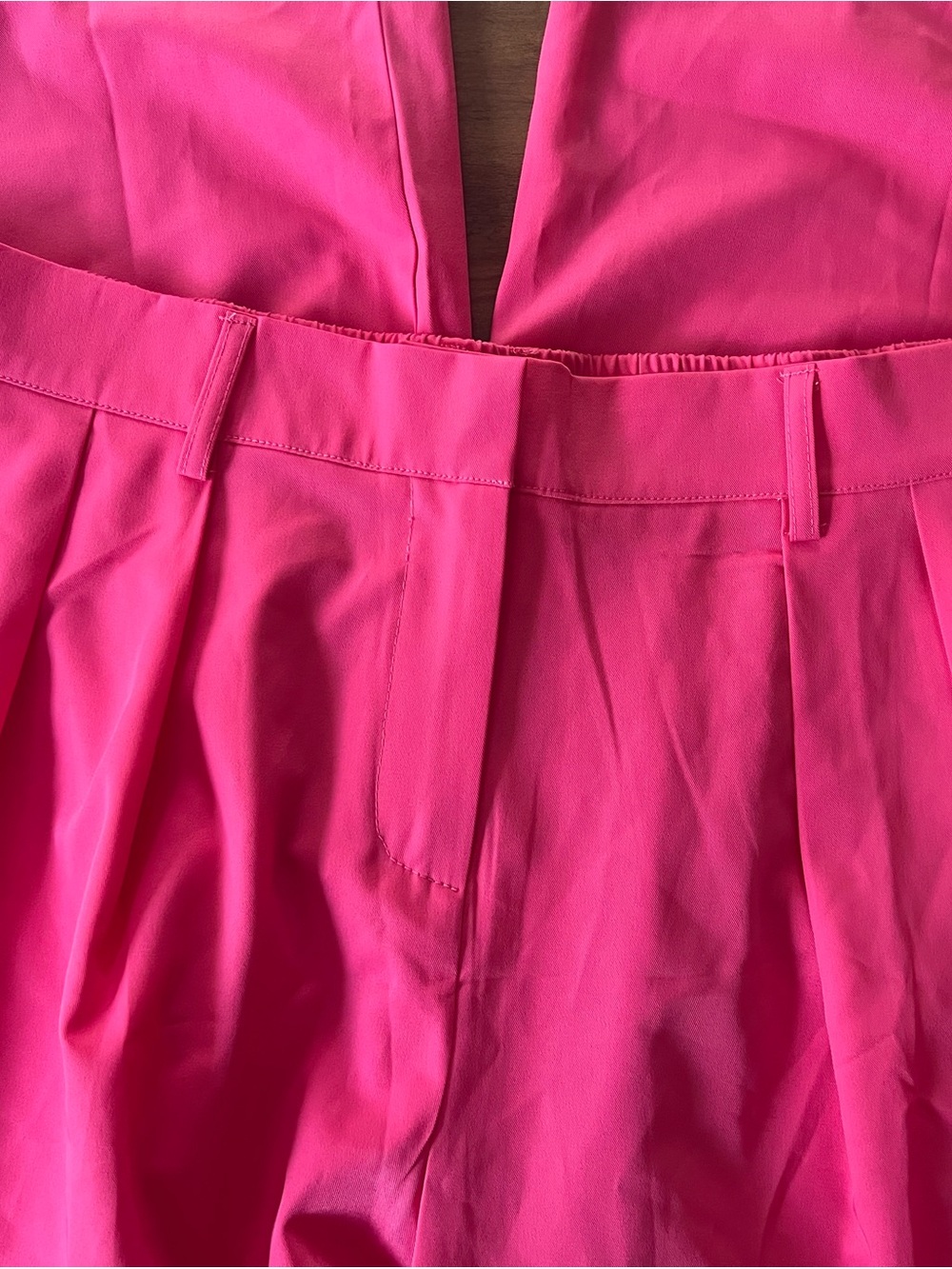 Nleyook XL Hot Pink New Wide Leg Pants - Picture 3 of 7